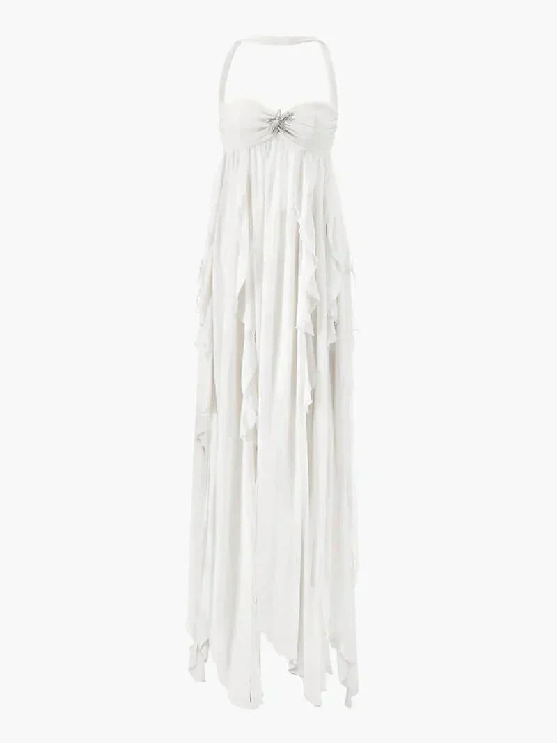 Dorine - Ruffle Maxi Dress