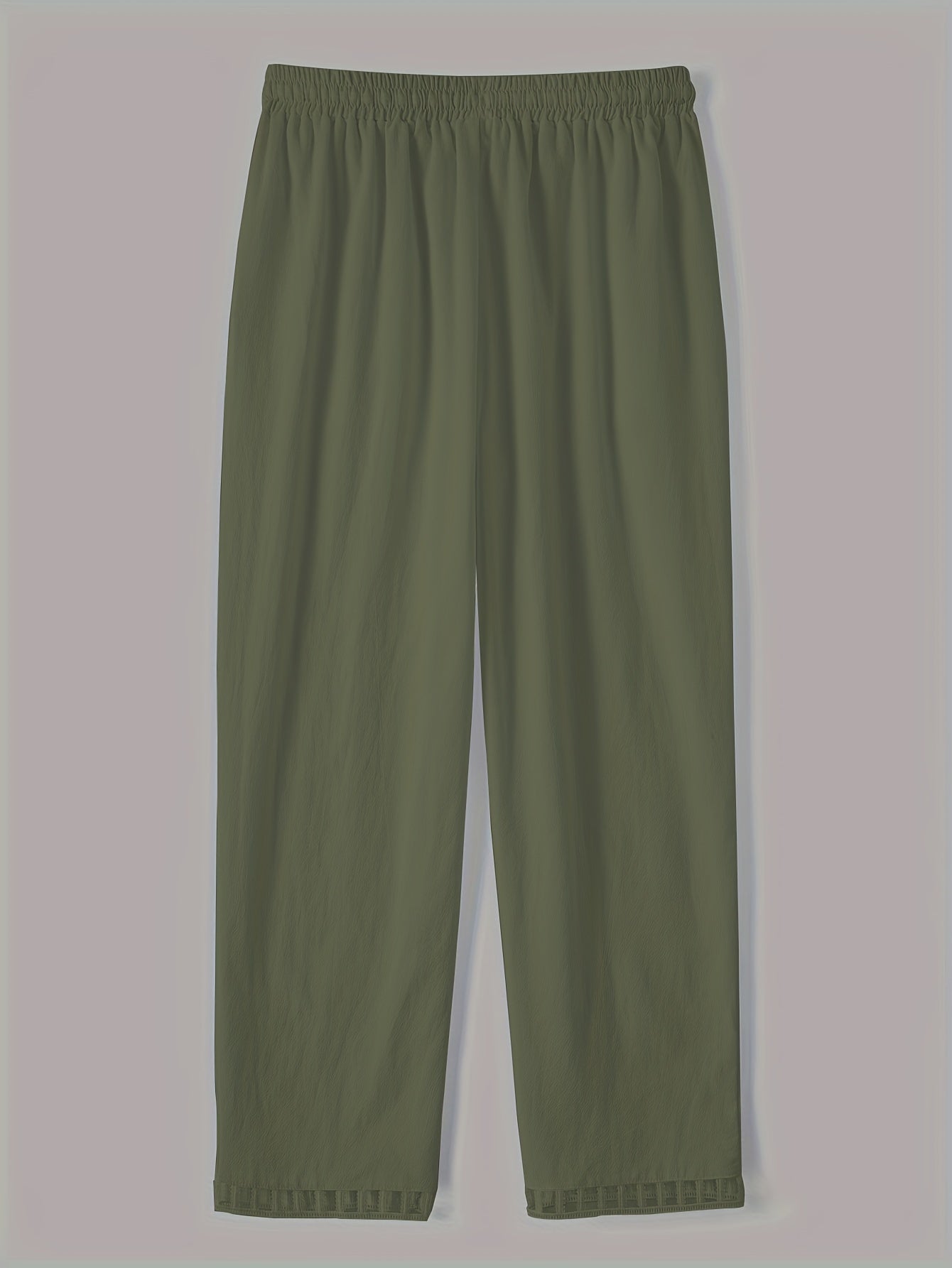 Lena - Contrast Trim Cropped Pants