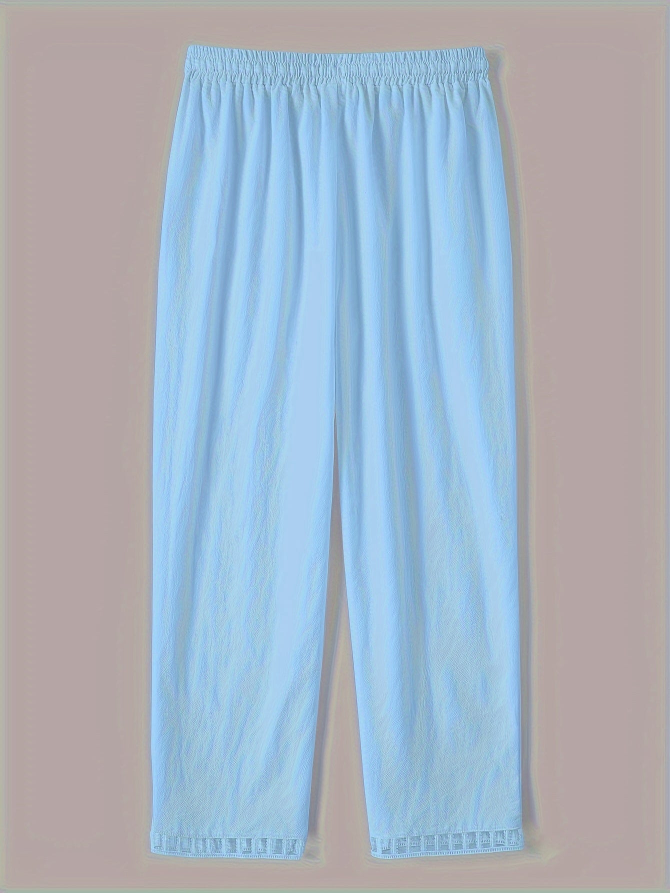 Lena - Contrast Trim Cropped Pants