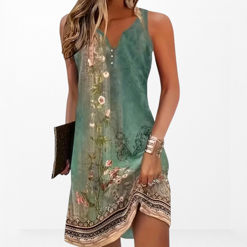 Luxeora™ Sleeveless Slim Dress