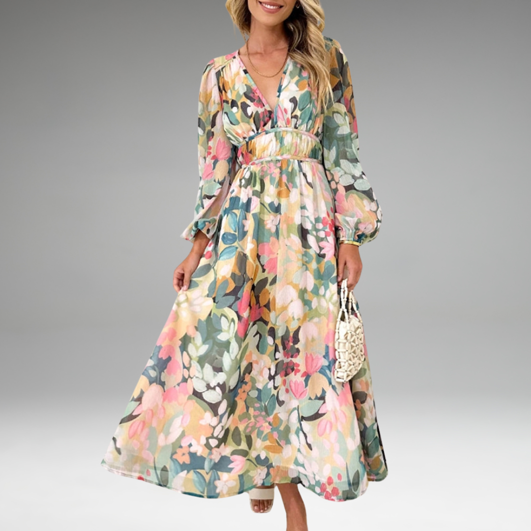 Lot | Elegant Floral Dress