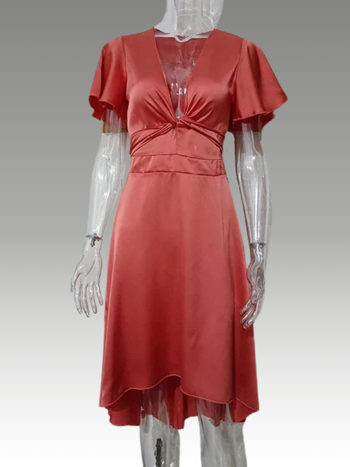 Eva | Rosewood Dress