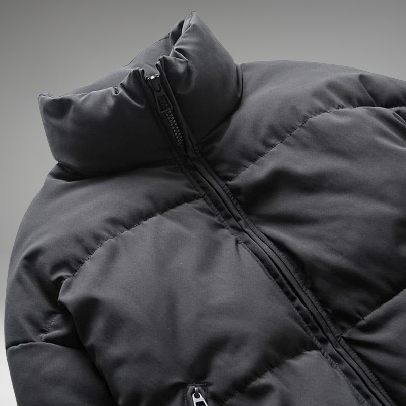 Xandri - Collared Puffer Zipper Jacket